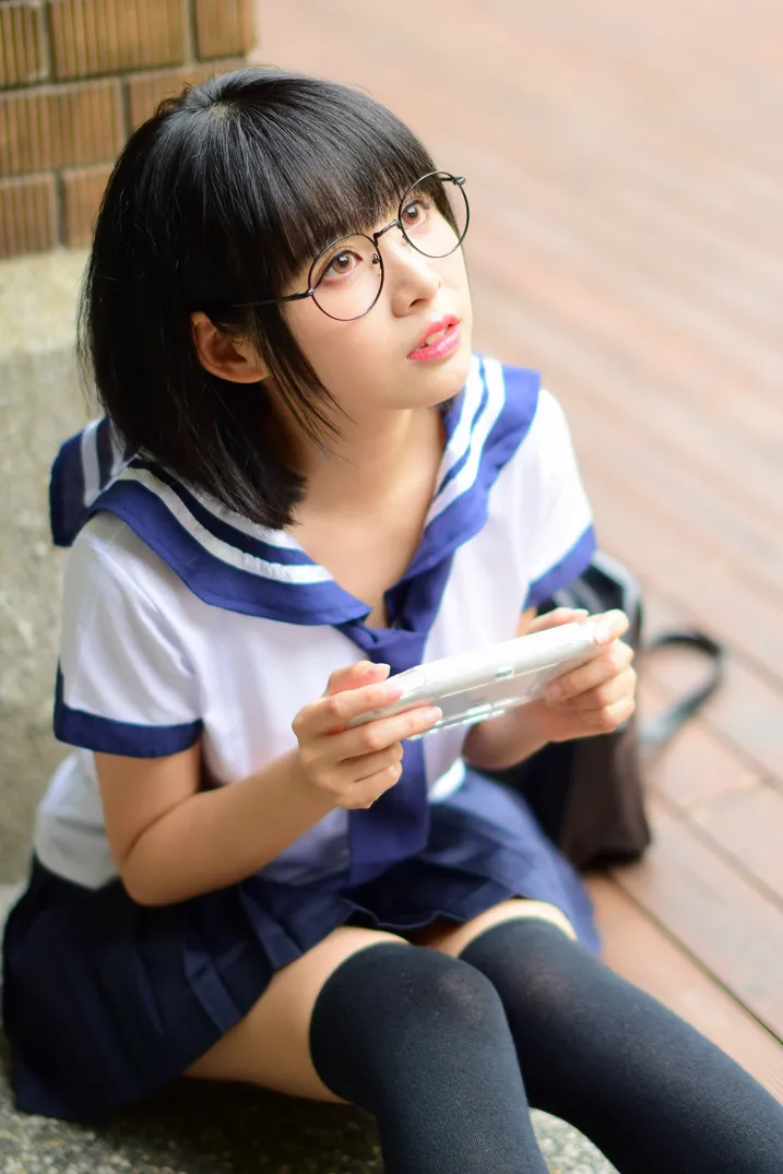 [Mzsock] NO.171 Hailin student uniform street photography#[73P]-68